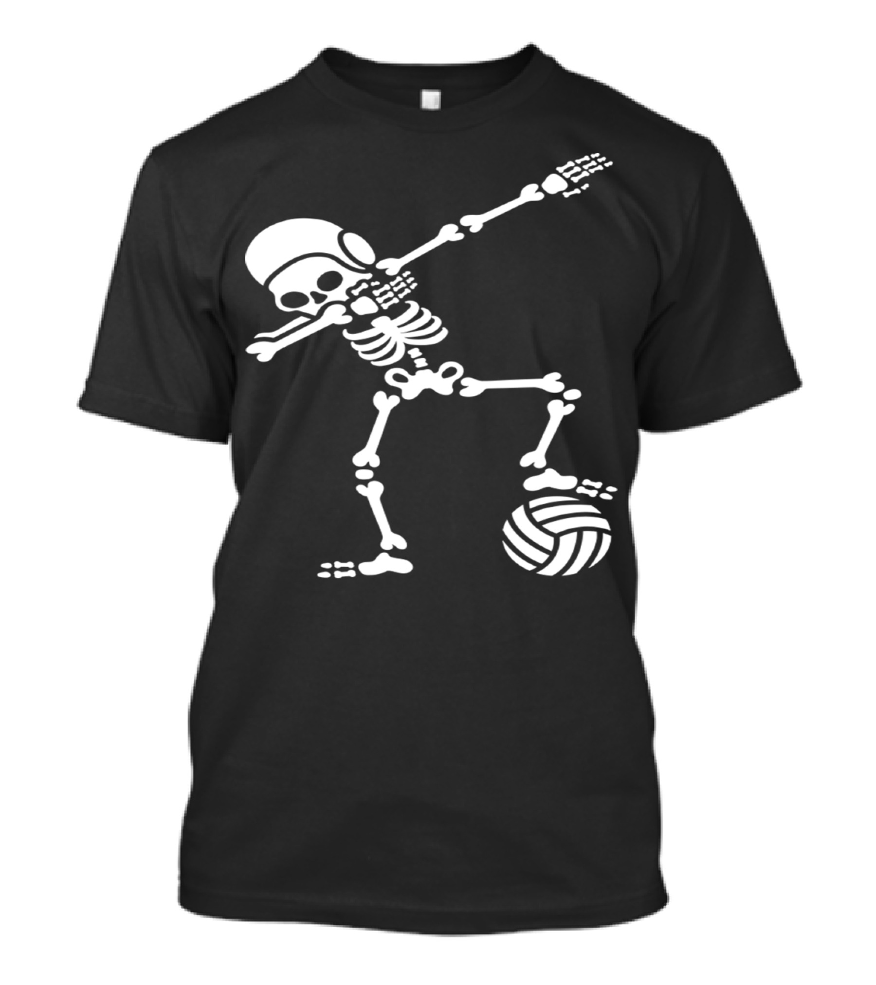 Dabbing Skeleton Water Polo Player With Ball T-Shirt
