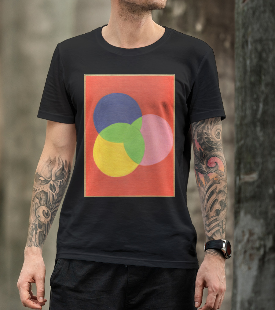 Kaviar Kalidescope Venn Diagram Abstract Circle Fusion T-Shirt