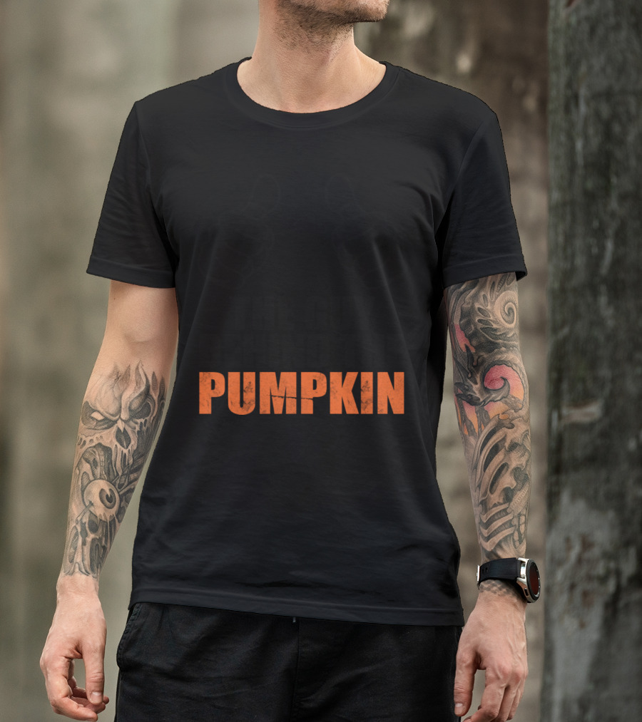The Guy Behind The Pumpkin Thumbs Up T-Shirt