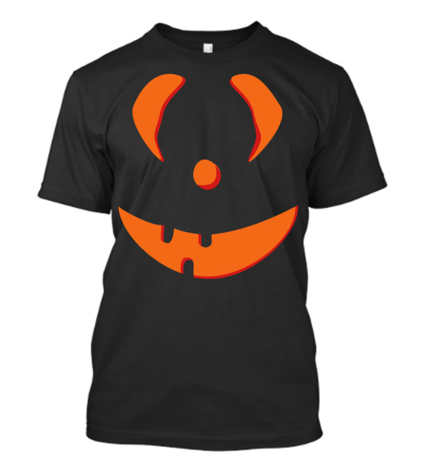 Halloween Pumpkin Jack-O'-Lantern Face T-Shirt