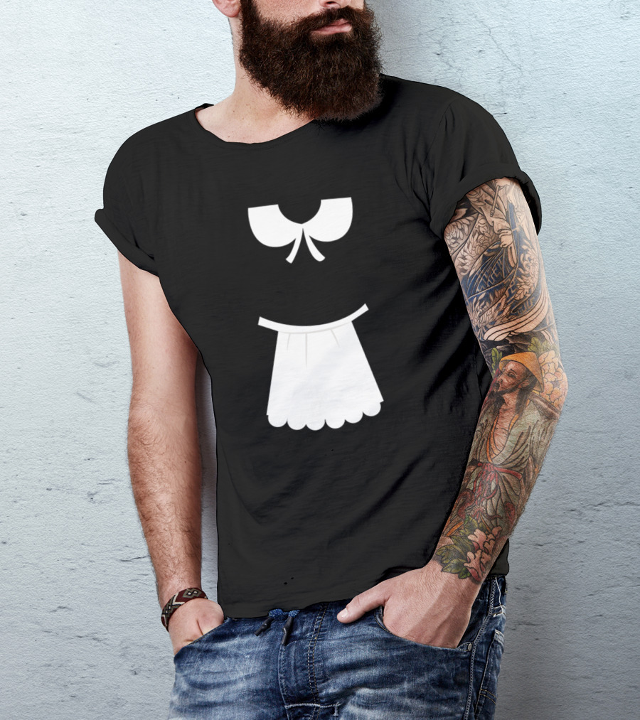 Pilgrim Girl Costume Collar And Apron T-Shirt