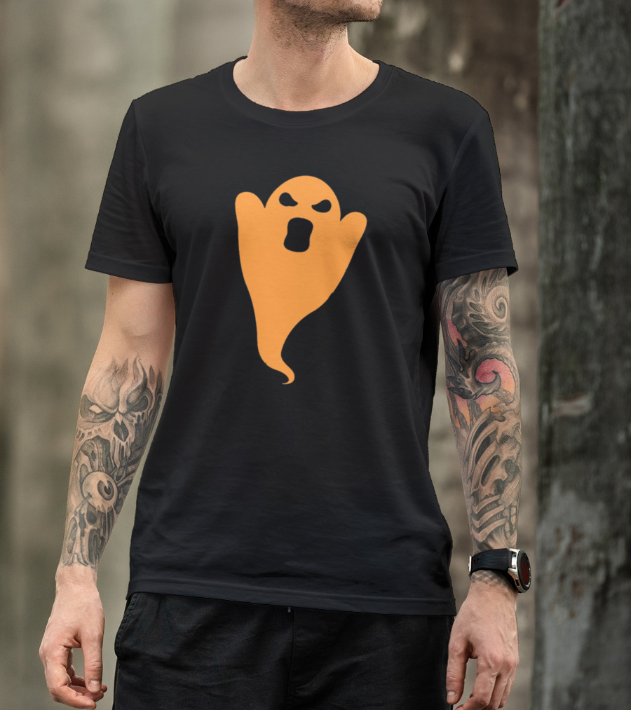 Pumpkin Ghost Boo Halloween Specter T-Shirt
