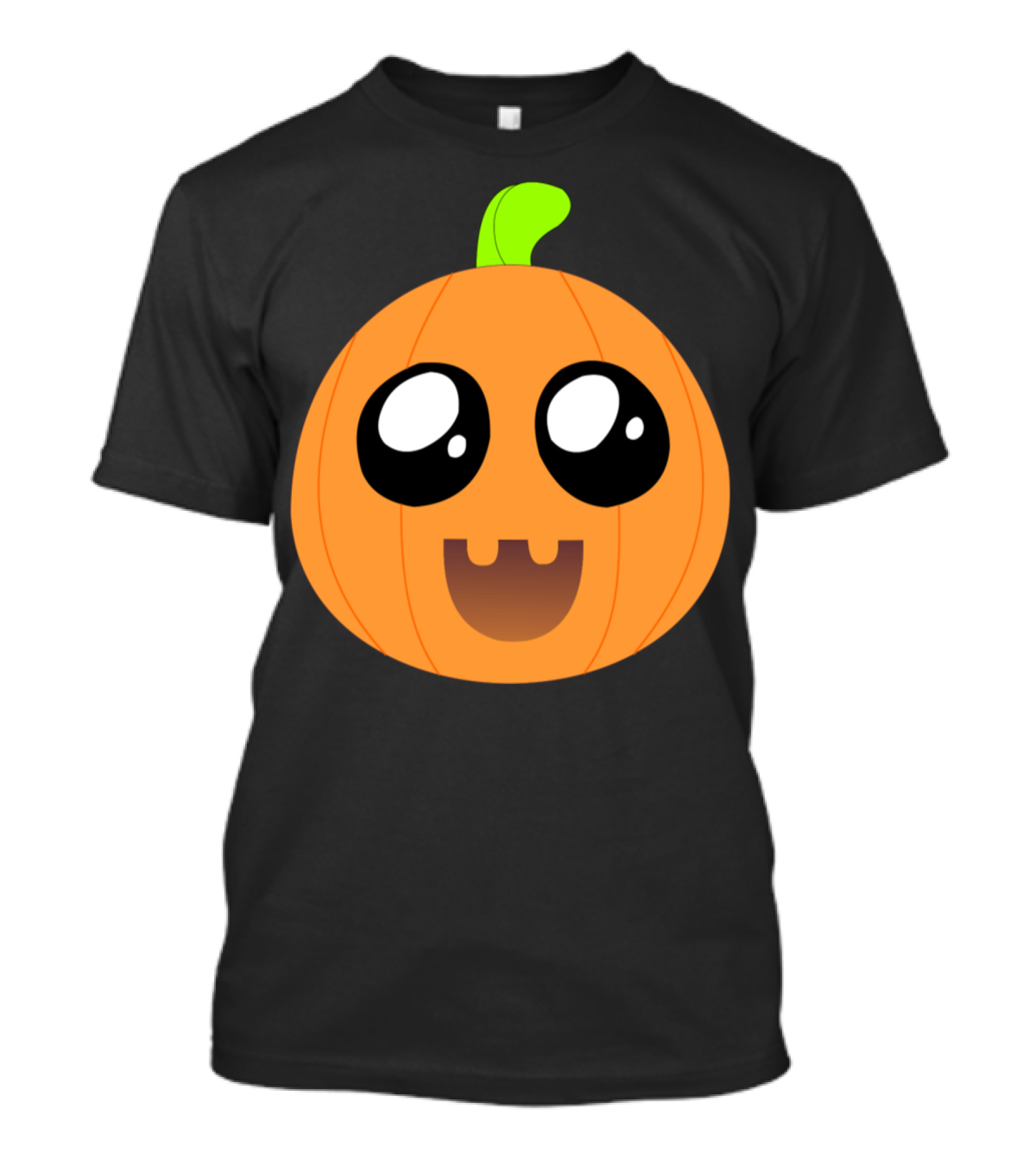 Cute Pumpkin Kawaii Face T-Shirt