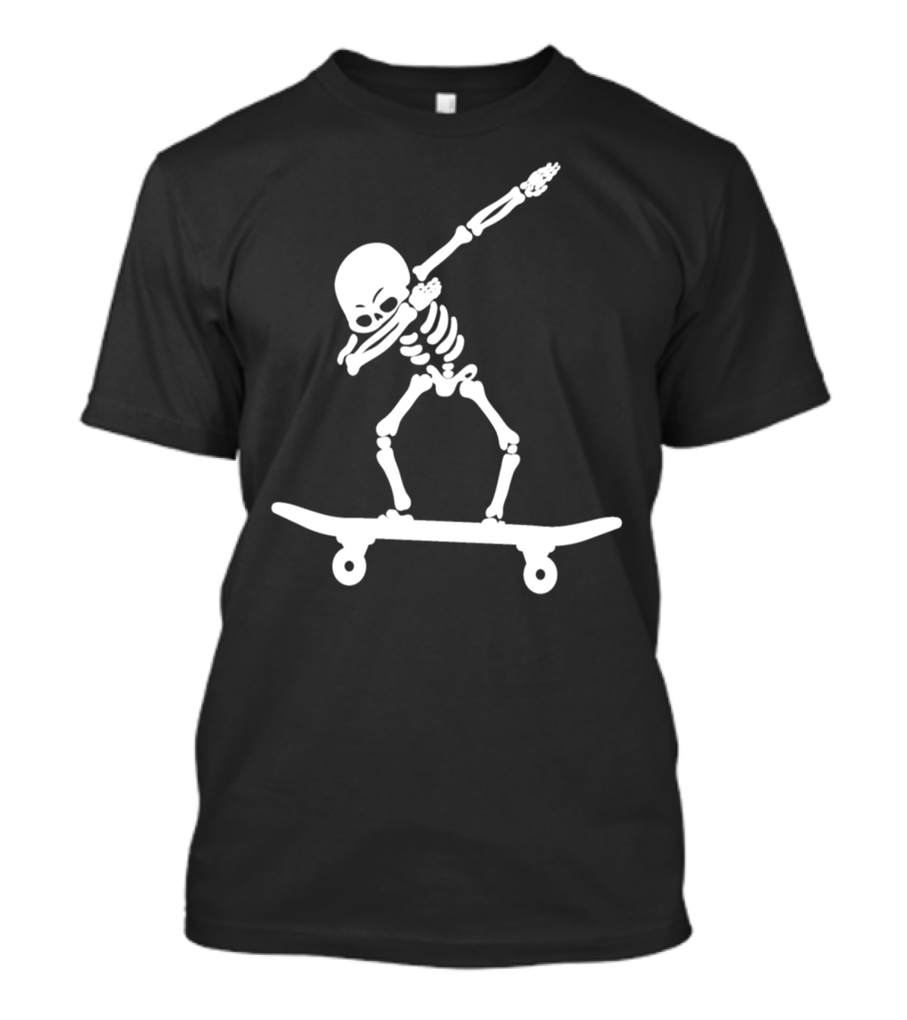 Skeleton Dabbing On A Skateboard T-Shirt
