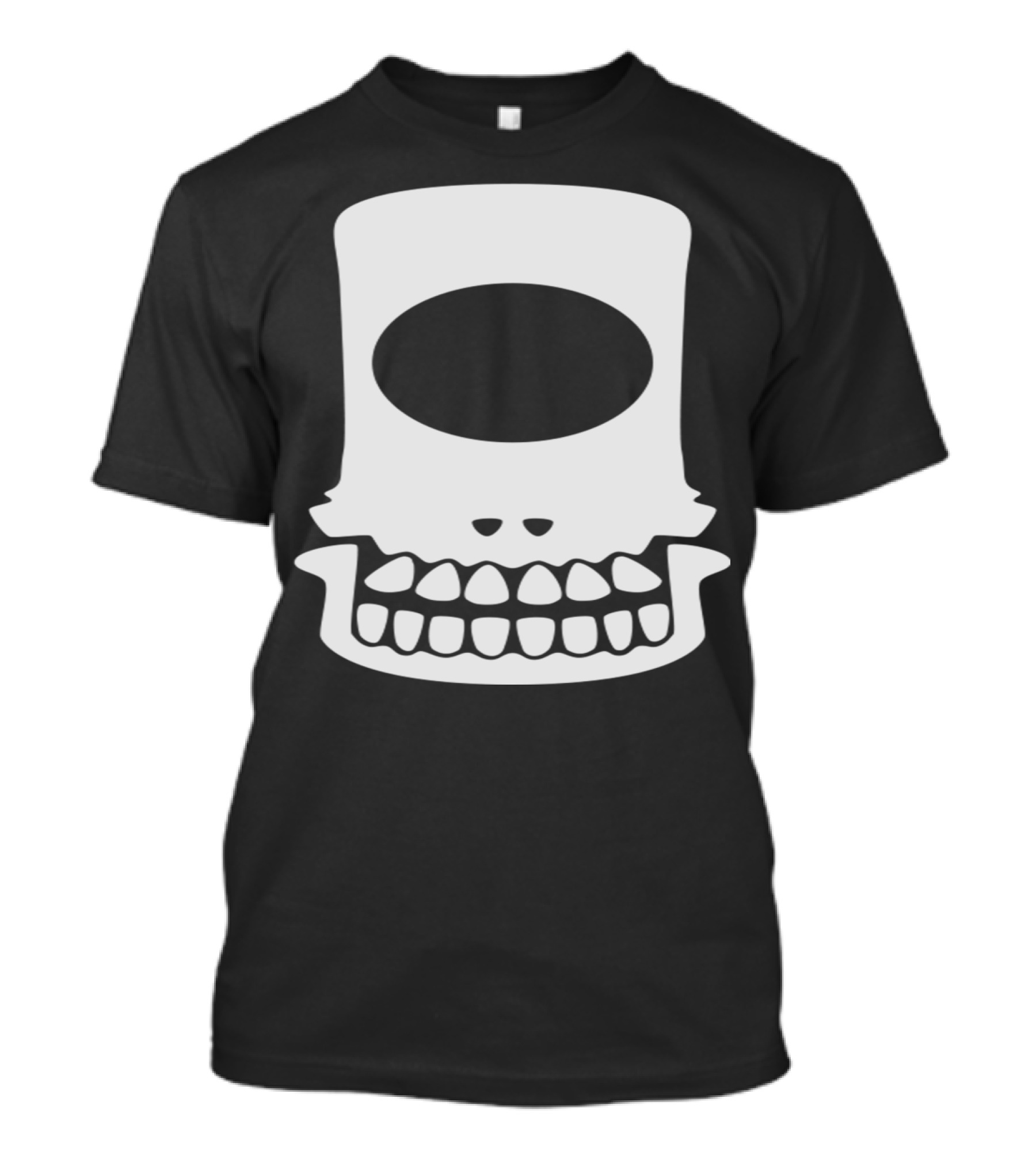 Cyclops Skull The Skeletons Rising #6 Oval Eye Socket Teeth T-Shirt