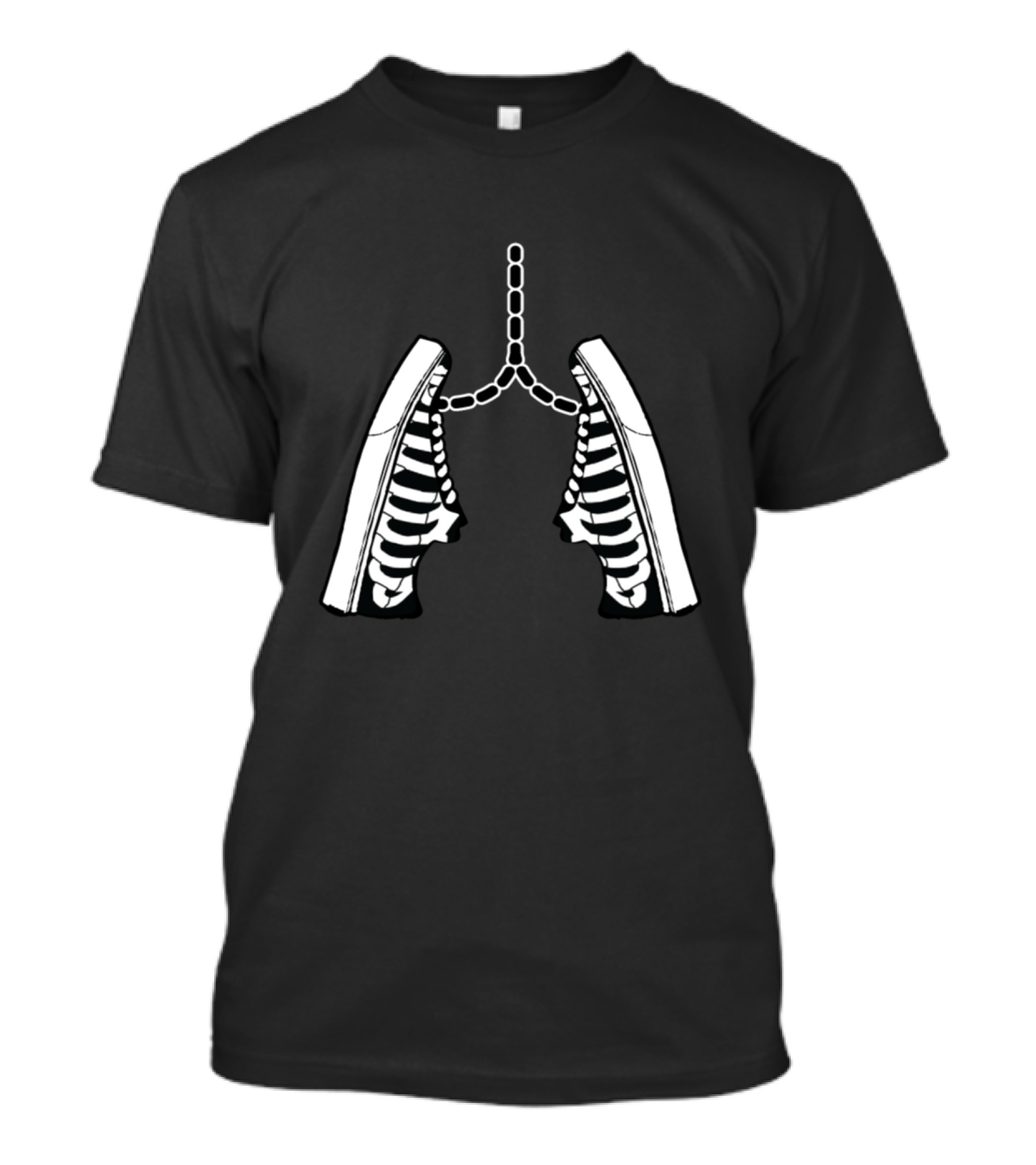 Lung Shoes Ribs Skeleton T-Shirt