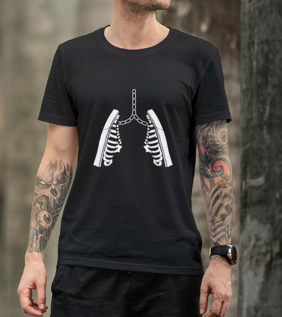 Lung Shoes Ribs Skeleton T-Shirt