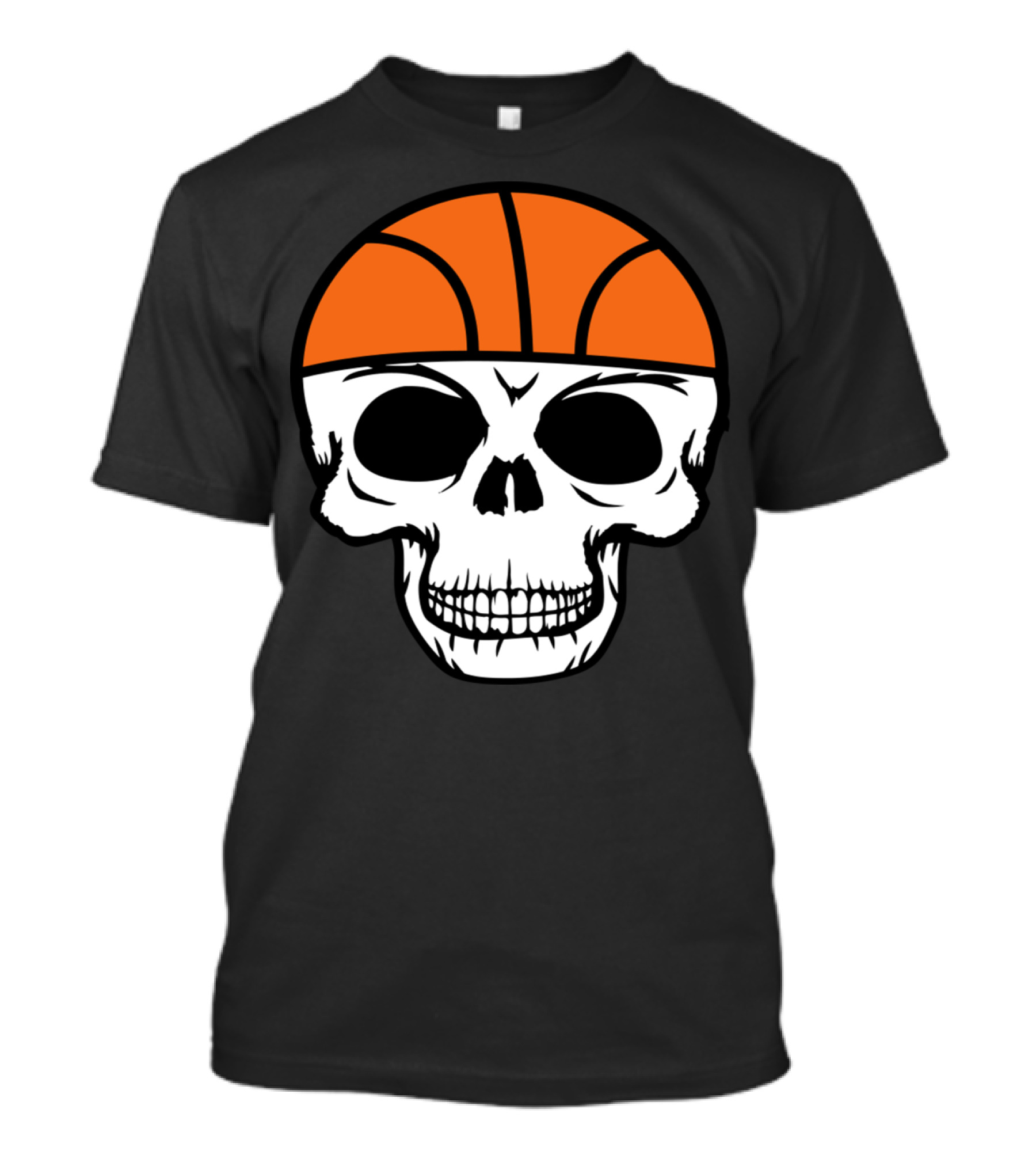 Basketball Skeleton Skull Head Skull Bones Dead Ne T-Shirt