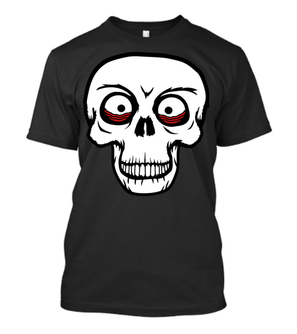 Eyes Skull Skeleton Head Face Horror T-Shirt
