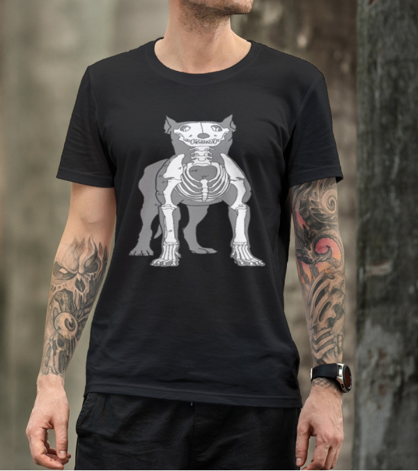 Dog Anatomy Skeleton T-Shirt