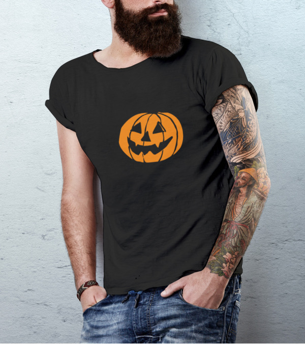 Pumpkin Head Jack-O'-Lantern T-Shirt