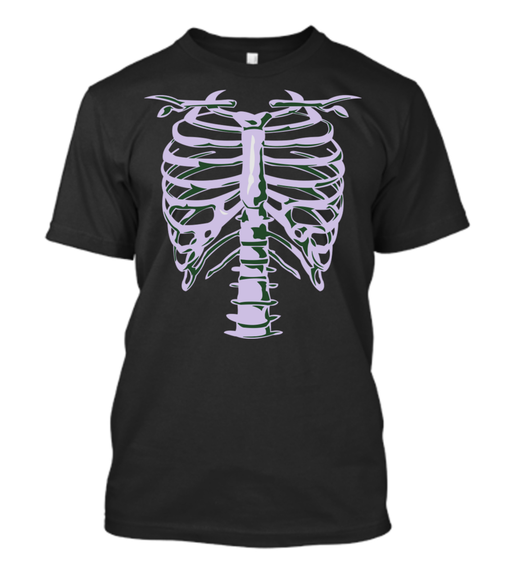 Skeleton Rib Cage Bone T-Shirt