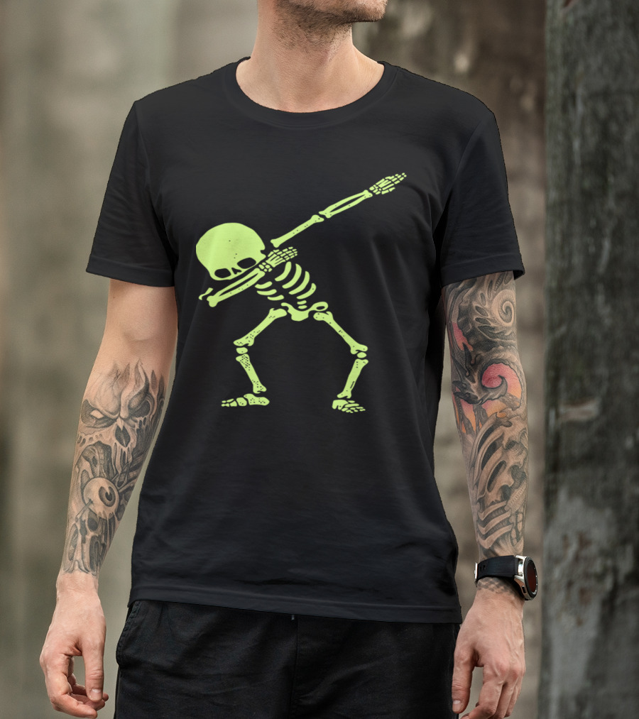 Skeleton Dab Hip Hop Skull Dance Pose T-Shirt