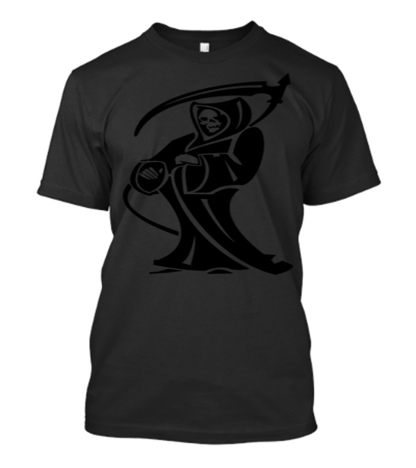 Grim Reaper Tattoo Symbol With Scythe T-Shirt