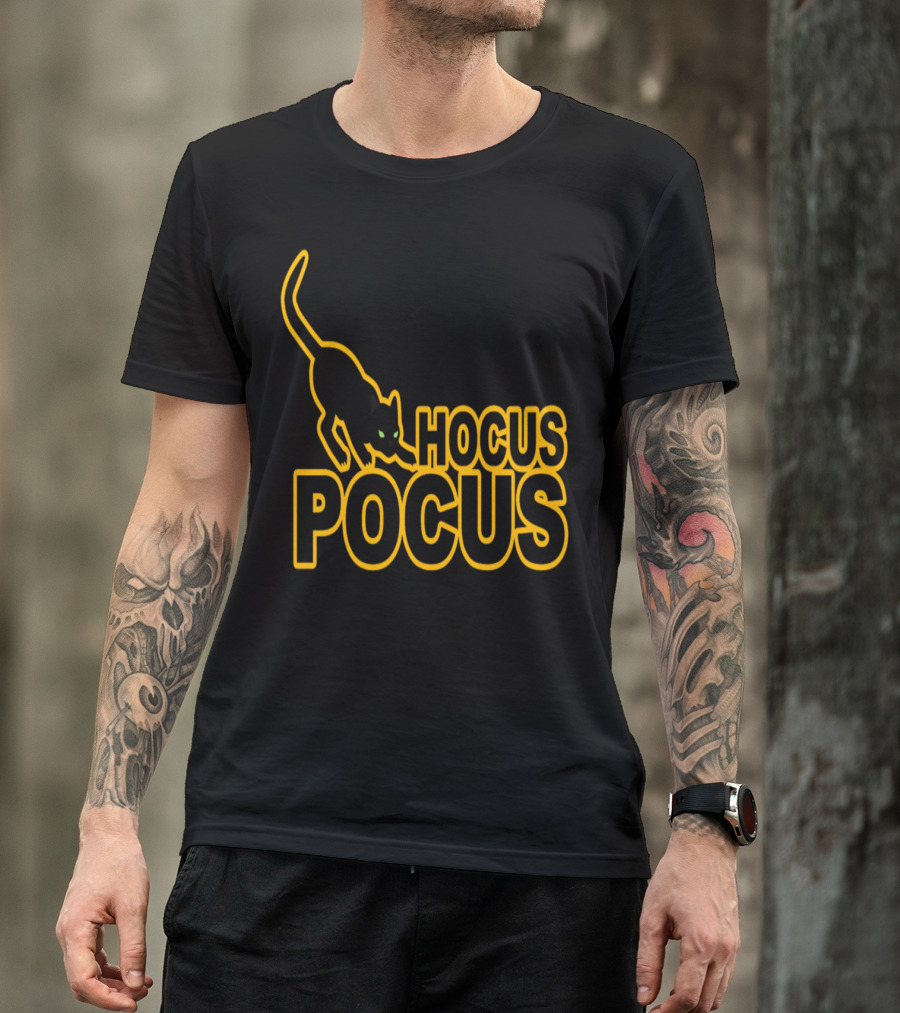 Hocus Pocus Black Cat Halloween Magic T-Shirt