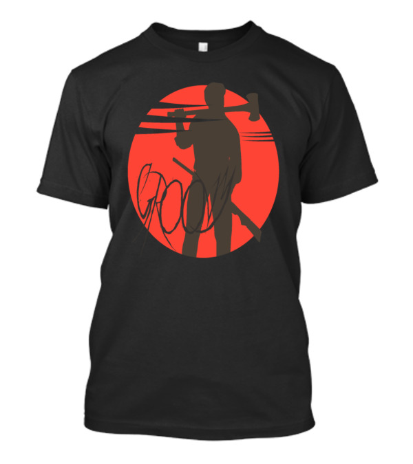 Groovy Chainsaw Red Sun T-Shirt