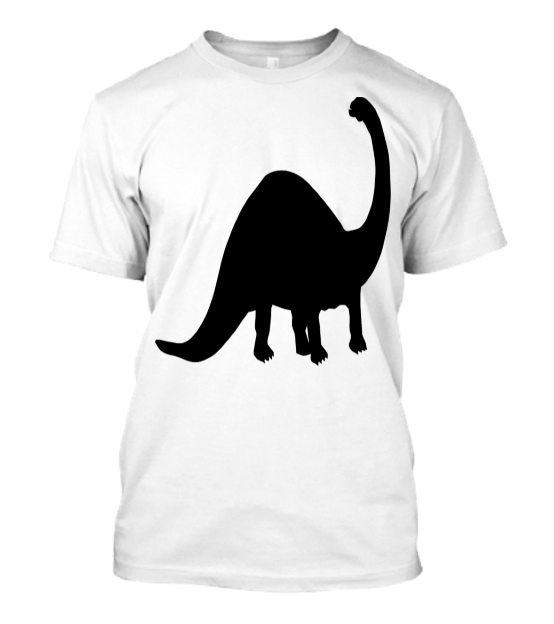 Dinosaur Silhouette Brontosaurus T-Shirt