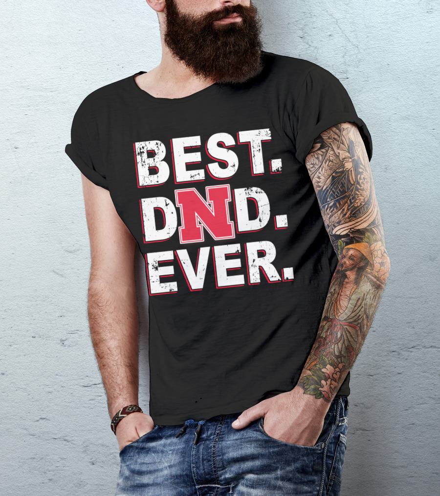 Best Dad Ever Nebraska Cornhuskers N T-Shirt