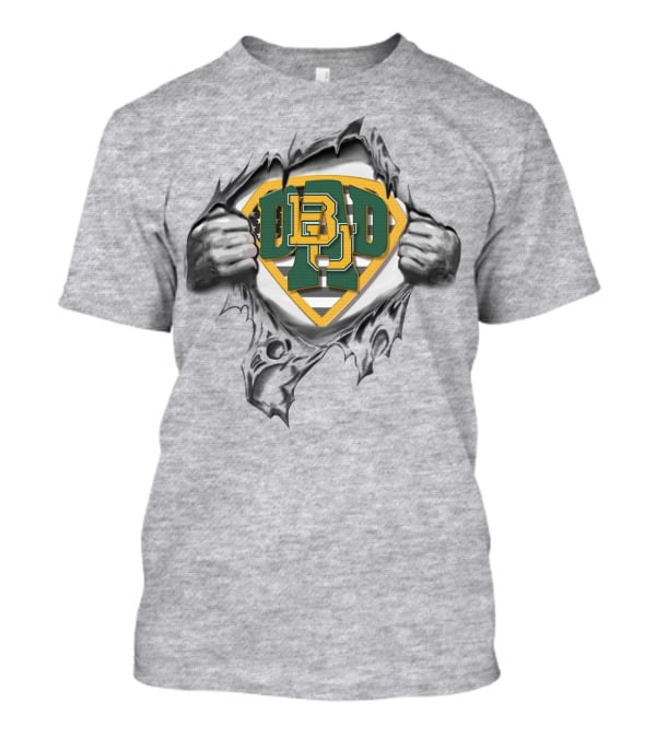 Baylor Bears Superdad Superhero T-Shirt