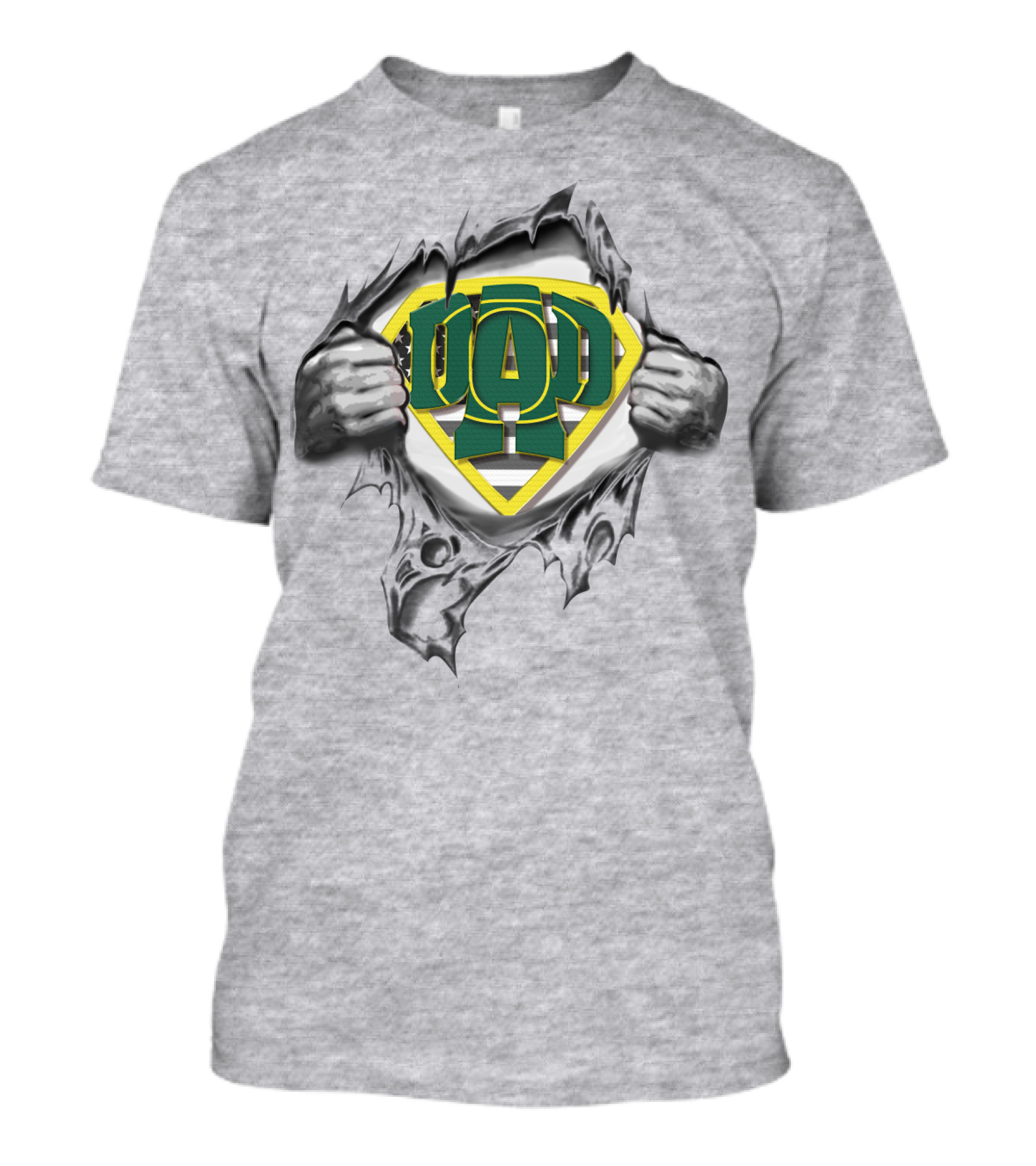 Superdad Oregon Ducks Logo Revealing Hands T-Shirt