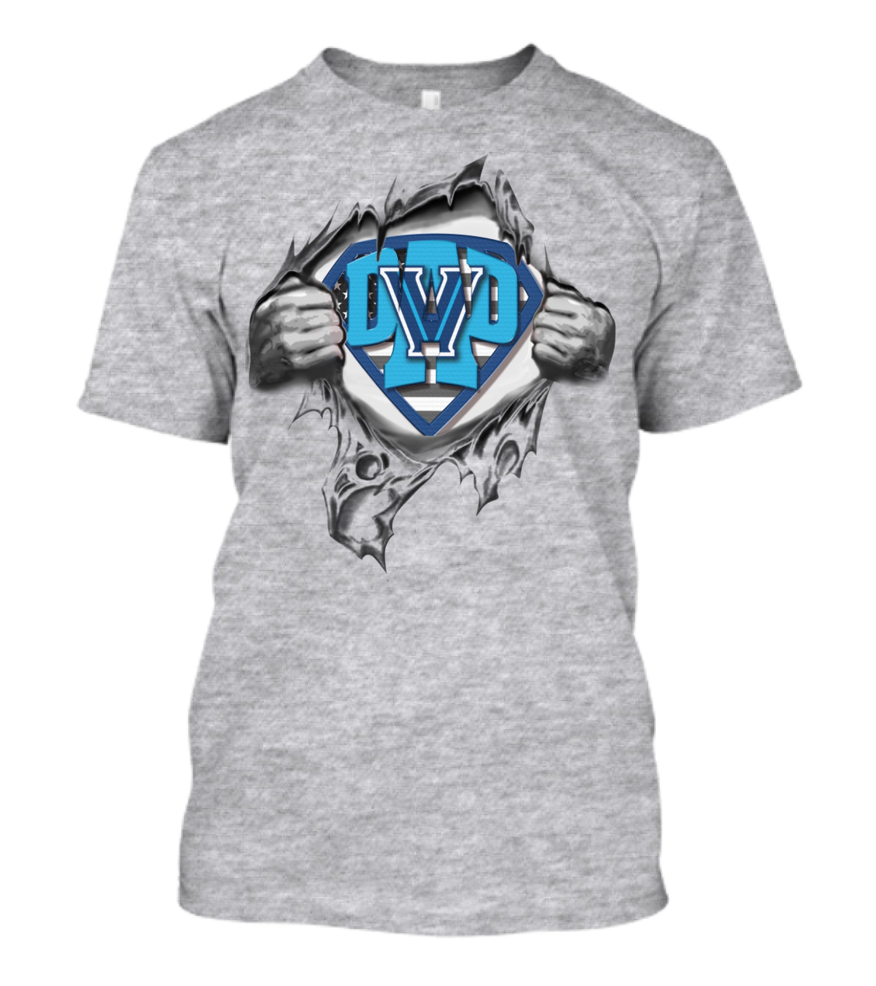 SUPERDAD Villanova Logo Superman T-Shirt