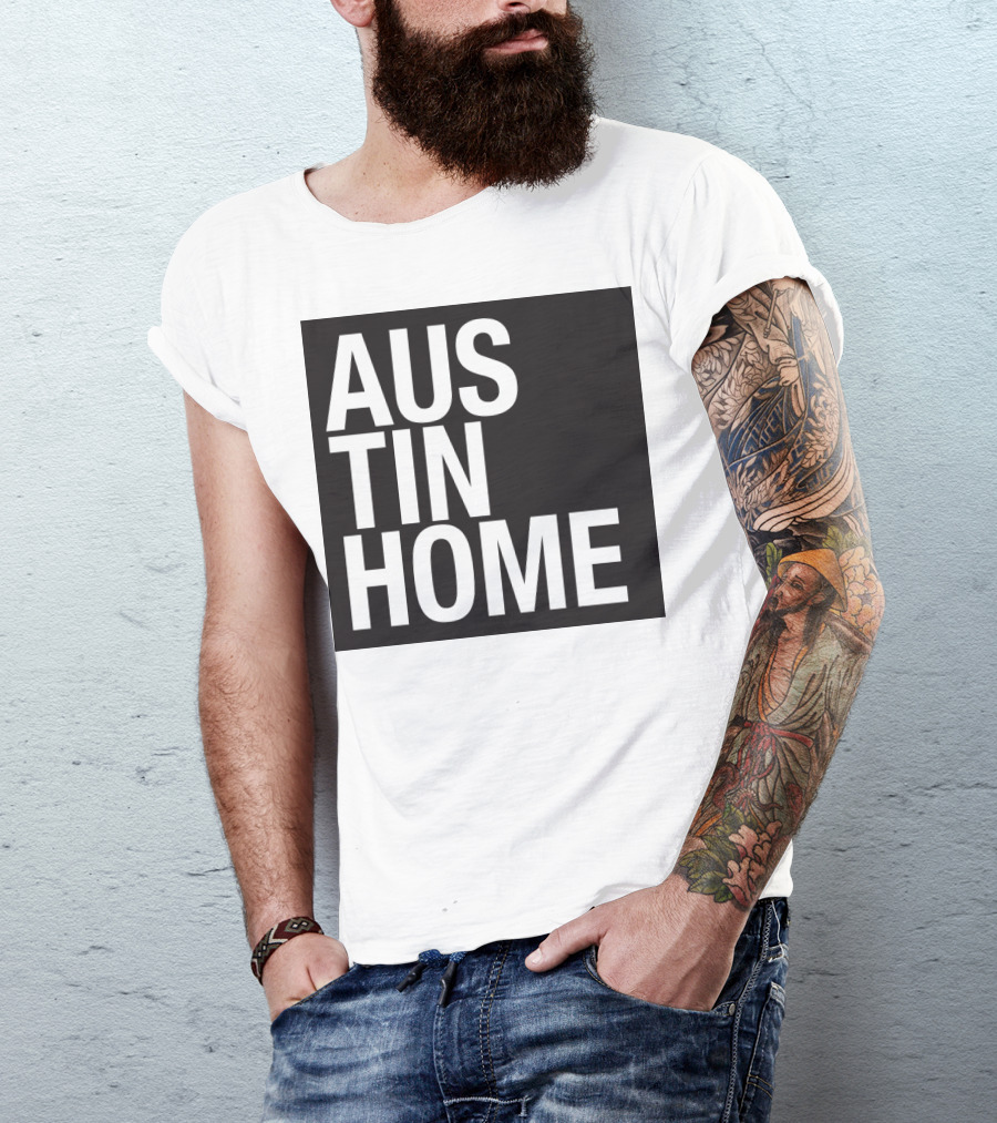 Austin Home Minimalist Text Stacked T-Shirt