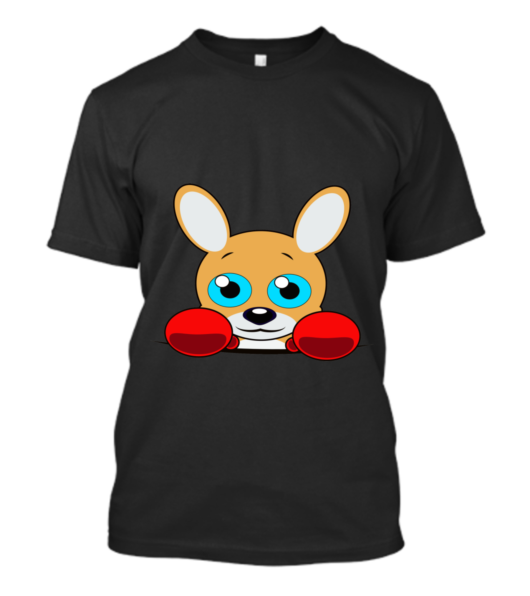 Joey Kangaroo Boxing Gloves Cute Cartoon T-Shirt