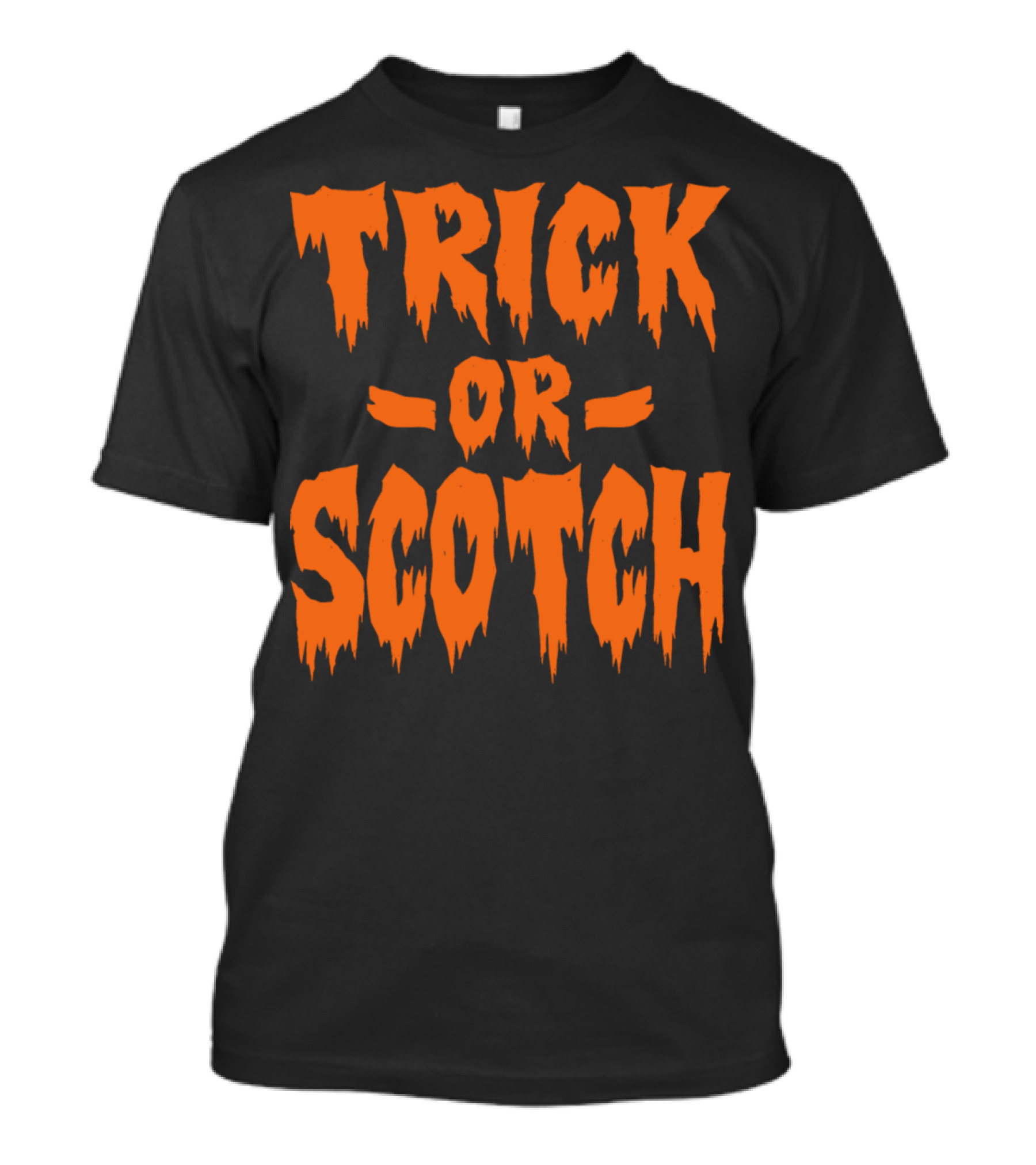 Trick Or Scotch Halloween Pumpkin Ghost Festive Spirits T-Shirt