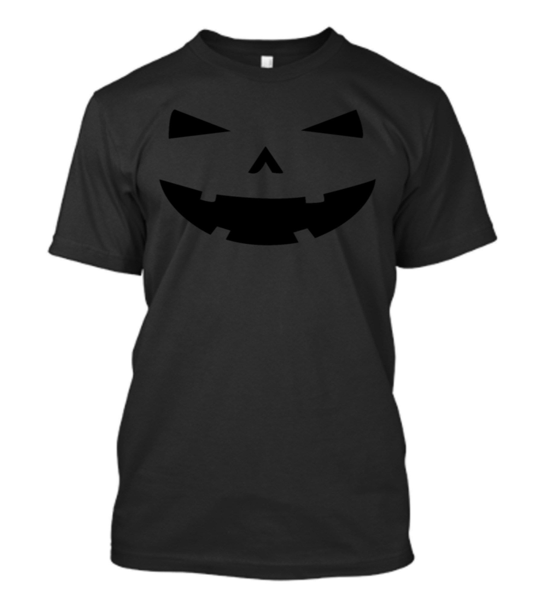 SKELETON Pumpkin Jack-O-Lantern Face T-Shirt