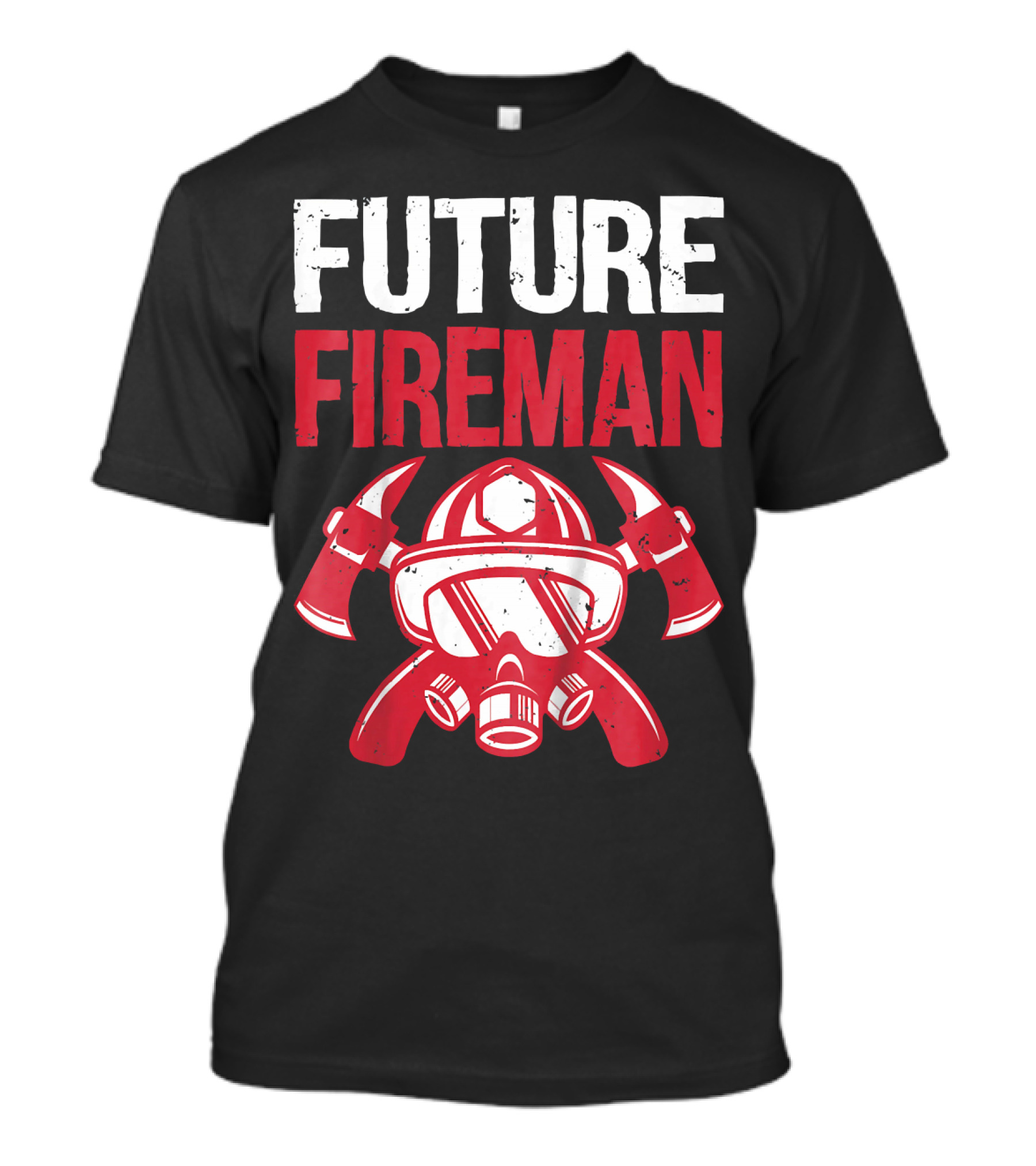 FUTURE FIREMAN Helmet And Axes T-Shirt