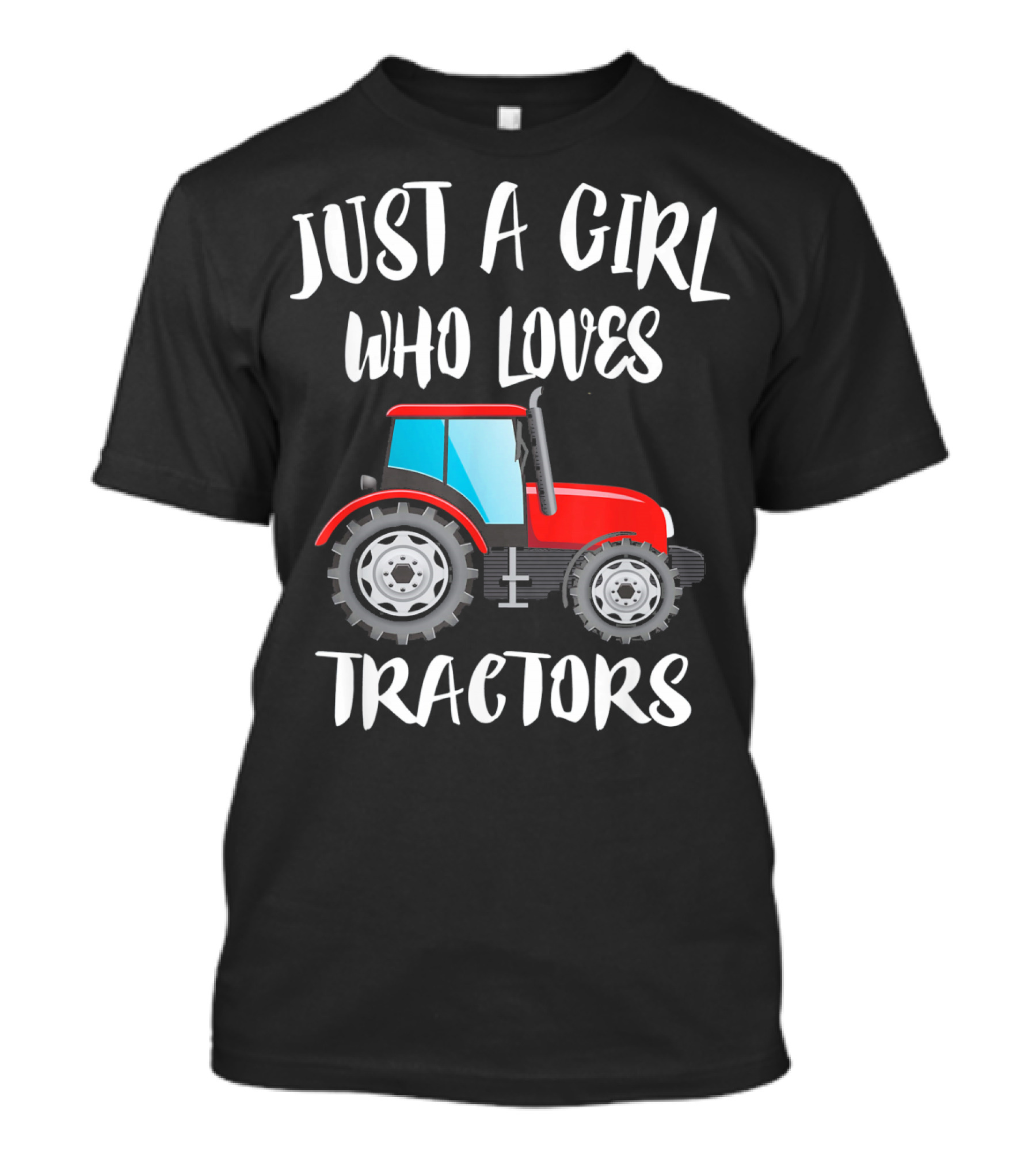 Just A Girl Who Loves Red Tractors T-Shirt