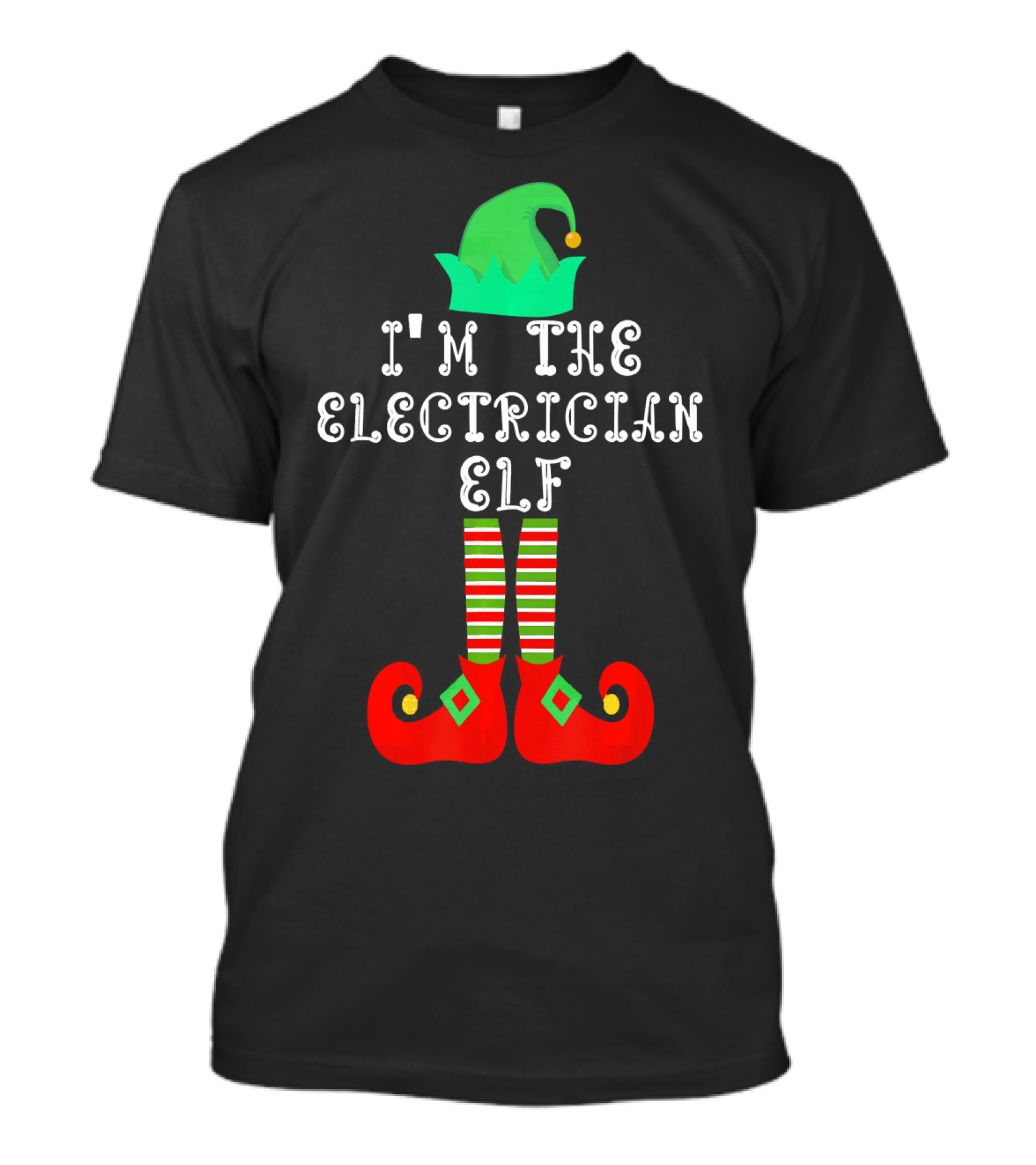 I'm The Electrician Elf Family Holiday Matching Outfits T-Shirt