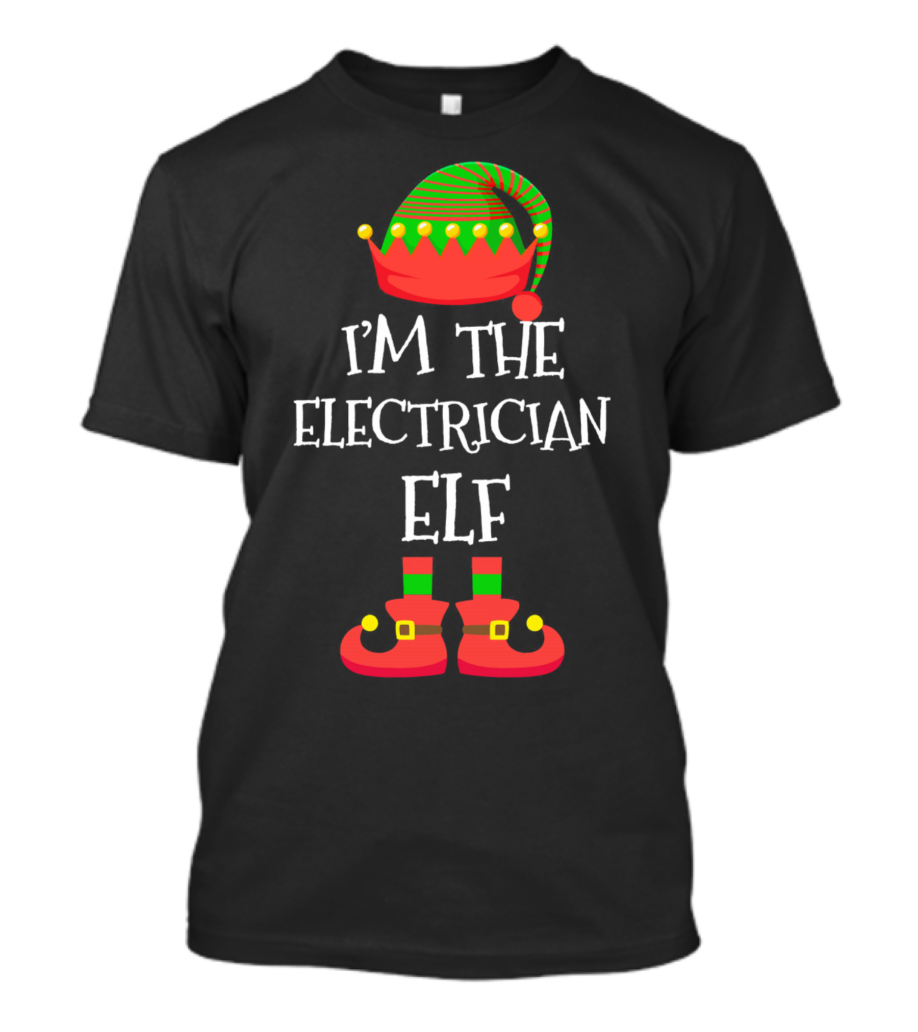 I'M THE ELECTRICIAN ELF Christmas Xmas Holiday T-Shirt