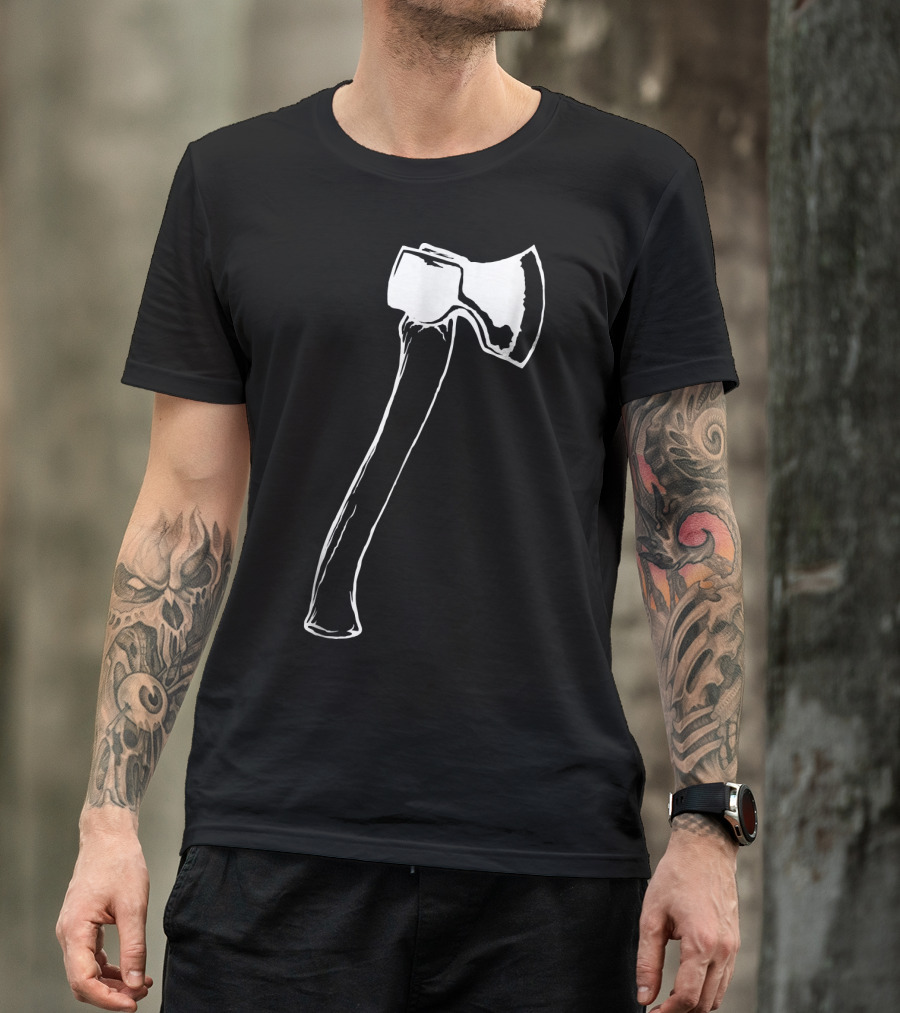 Lumberjack Axe Swinging Classic Woodcutter Tool T-Shirt