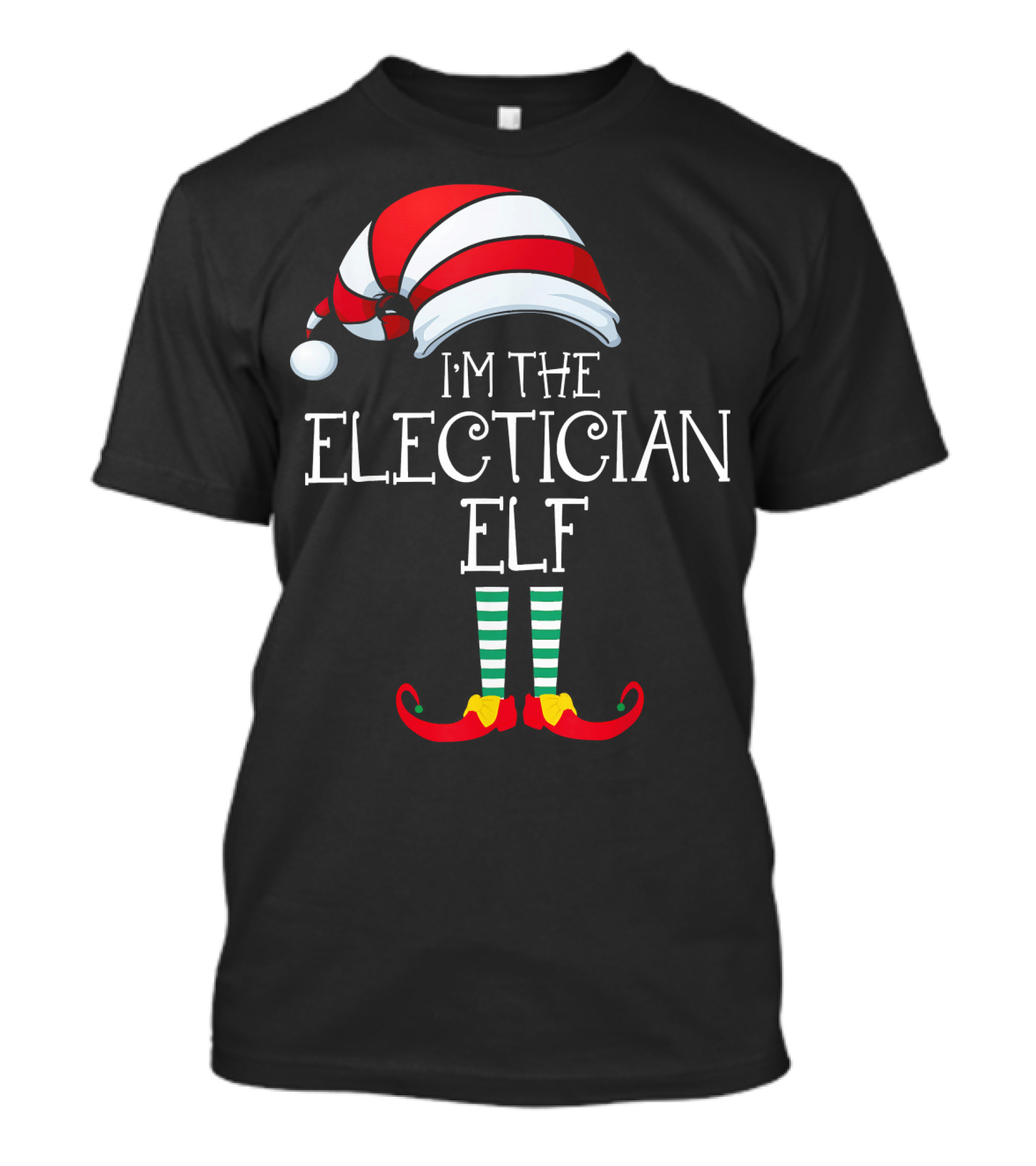 I'm The Electrician Elf Family Match T-Shirt