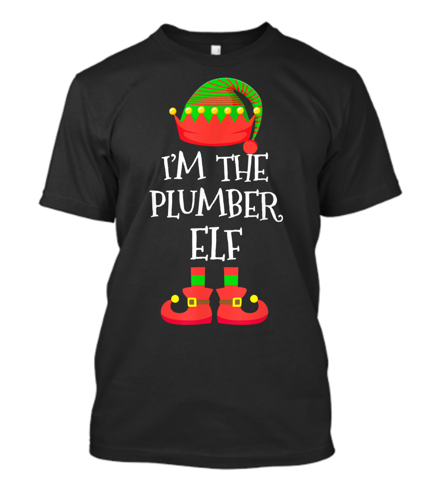 I'm The Plumber Elf Santa's Helper Christmas Costume T-Shirt