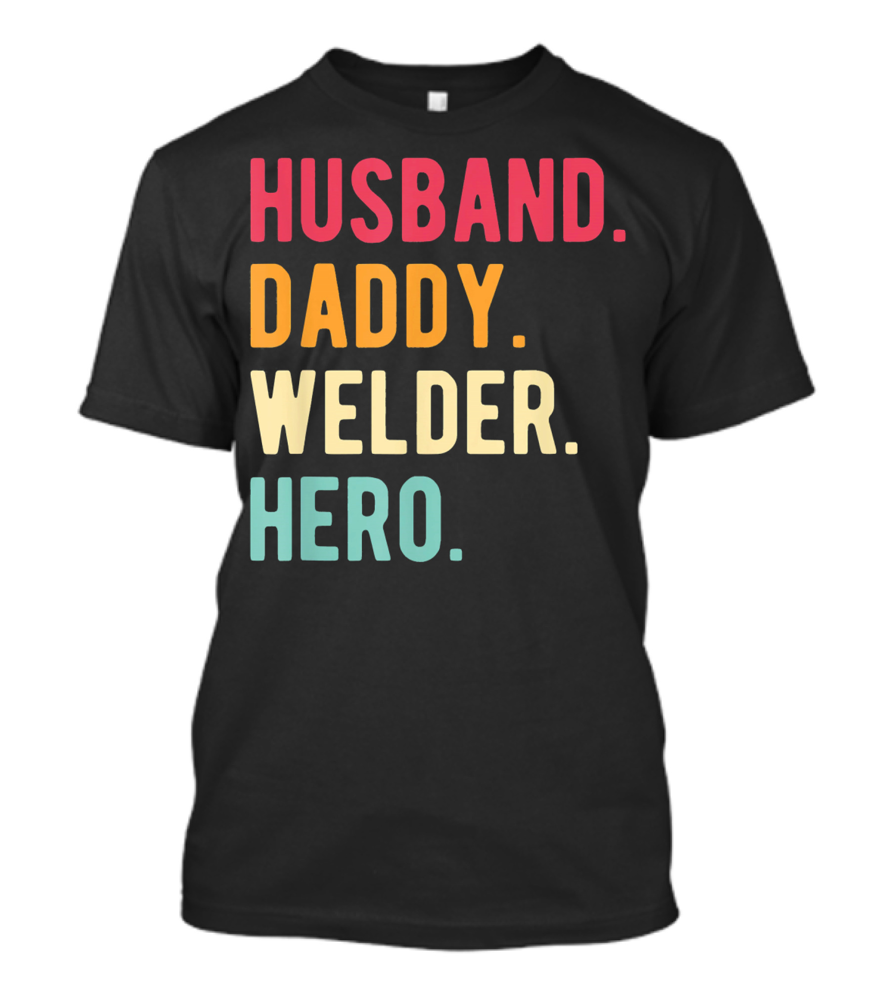 Husband Daddy Welder Hero Men's Vintage T-Shirt