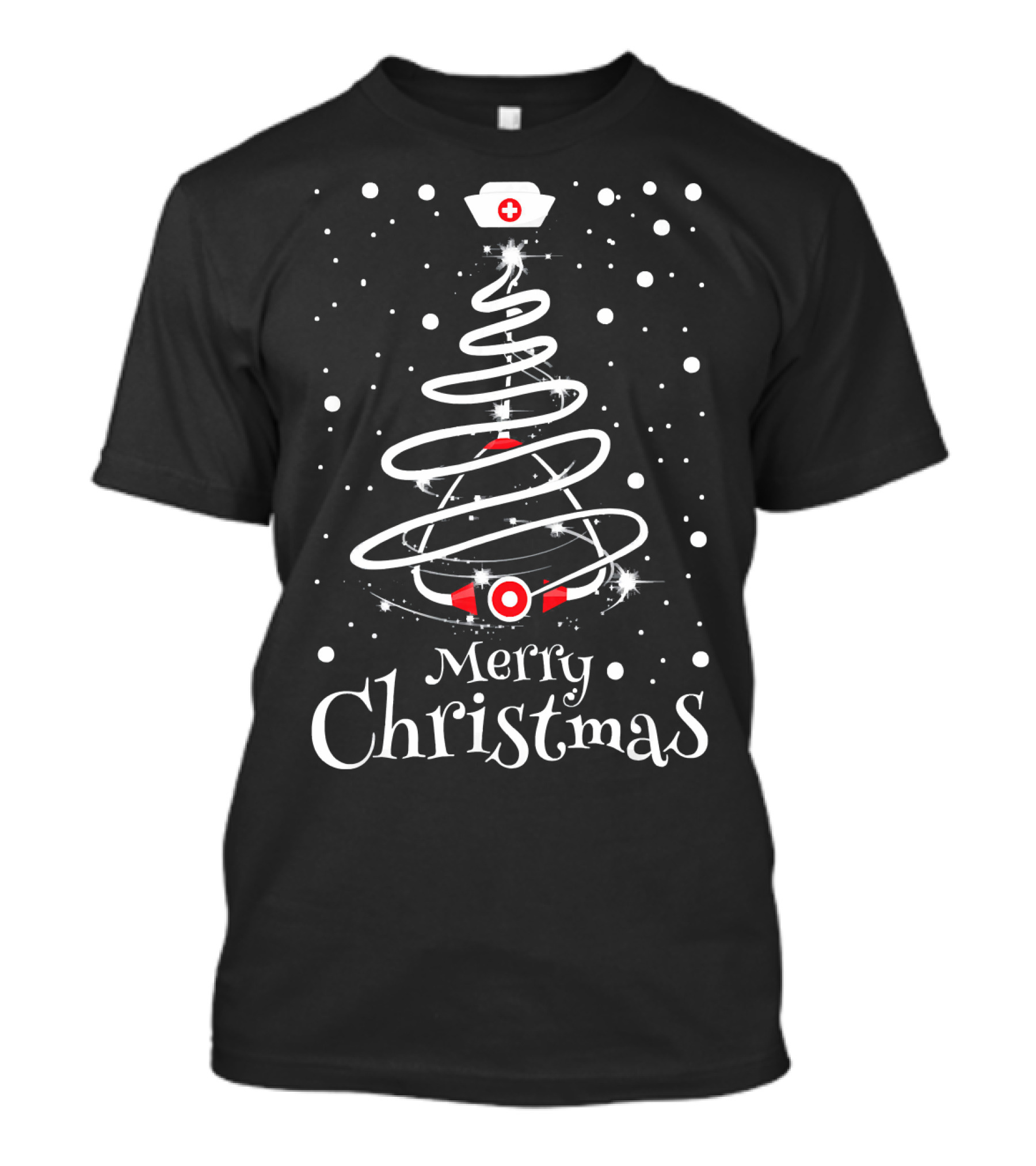 Merry Christmas Nurse Medical Holiday Yuletide T-Shirt