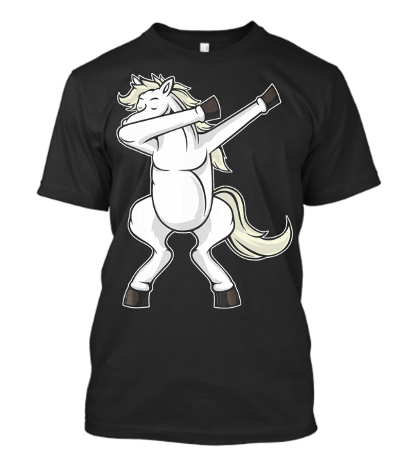 Funny Horse Dab Dab Dabbing Horse T-Shirt