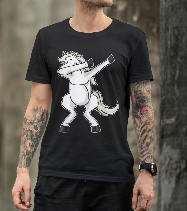 Funny Horse Dab Dab Dabbing Horse T-Shirt