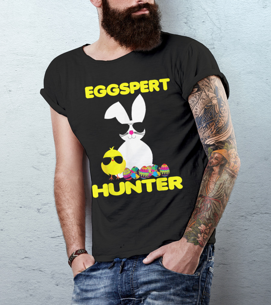 Eggspert Hunter Easter Outfit Girls T-Shirt