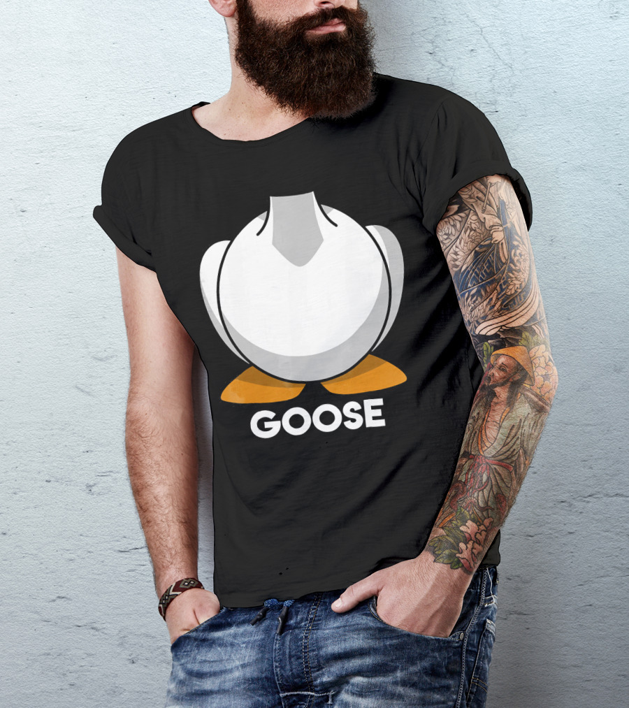 Halloween Goose Costume Funny Couple Friend Gro T-Shirt