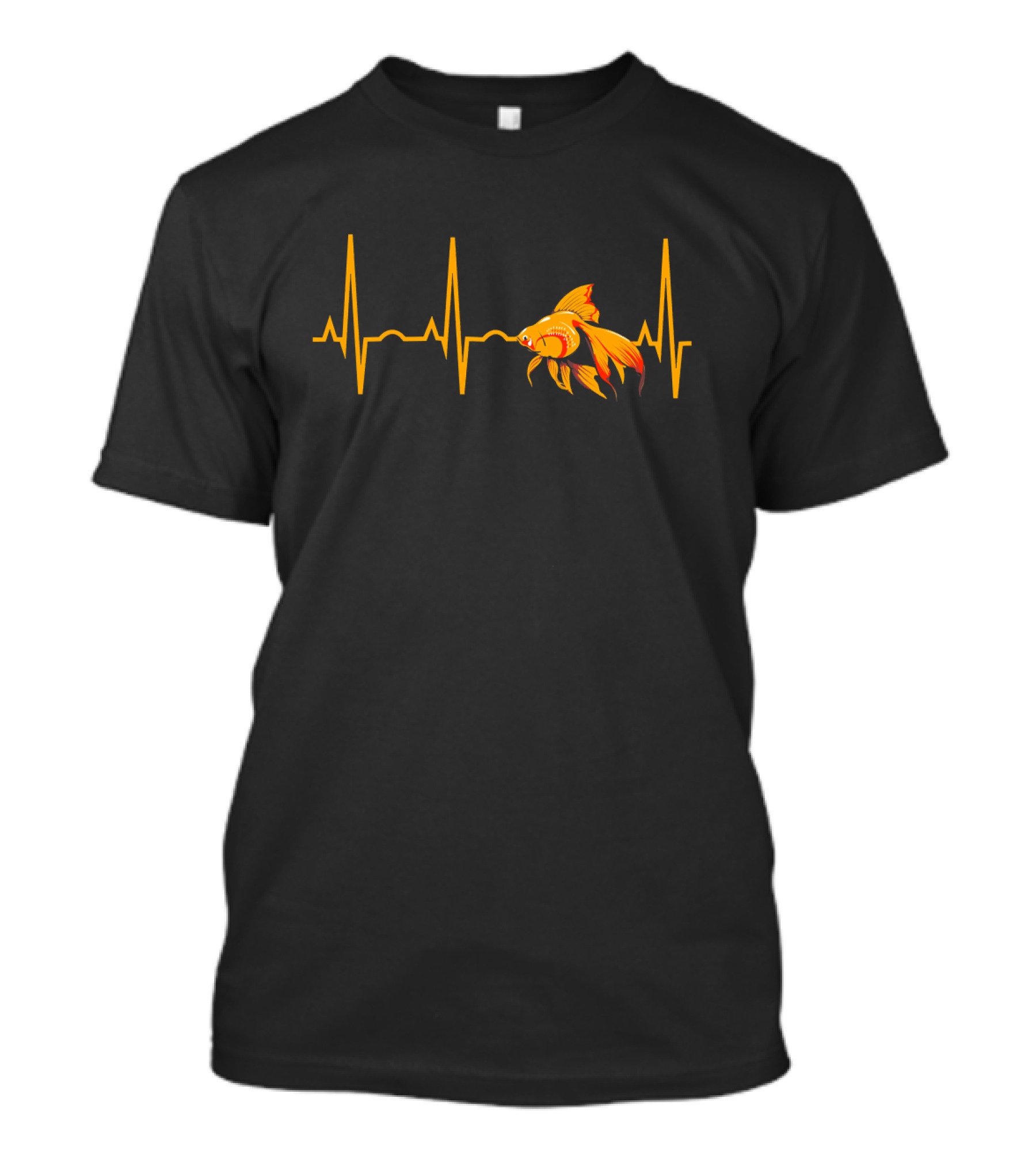 Goldfish Heartbeat Fish Lover Sweats T-Shirt
