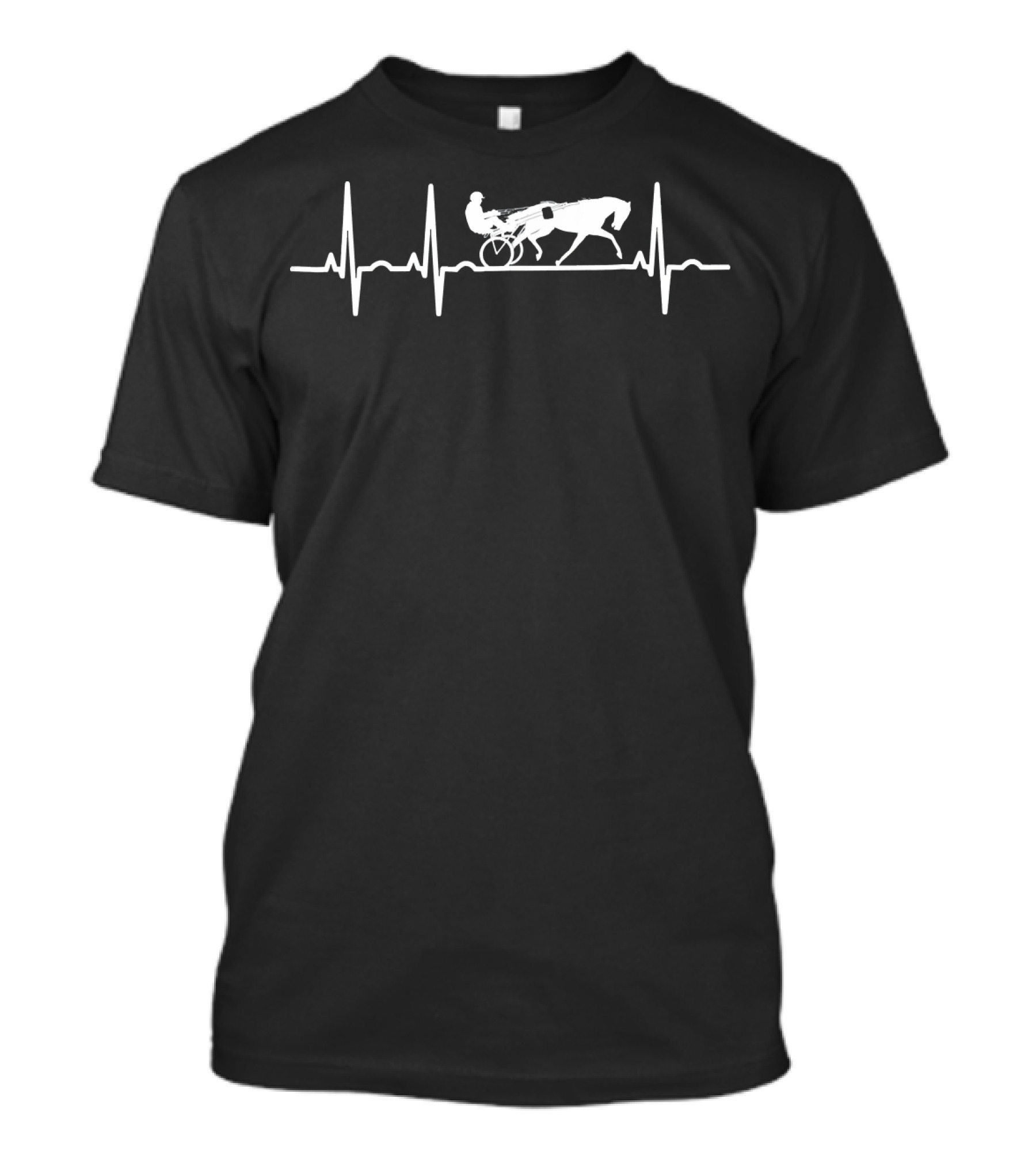 Heartbeat Harness Racing Horse T-Shirt