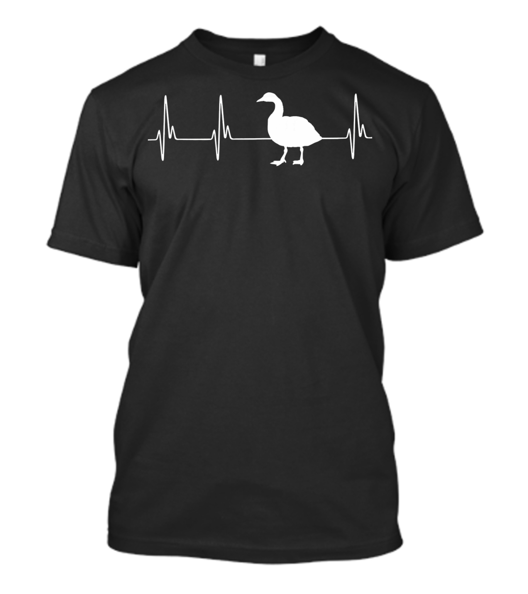 Goose Heartbeat EKG Line T-Shirt