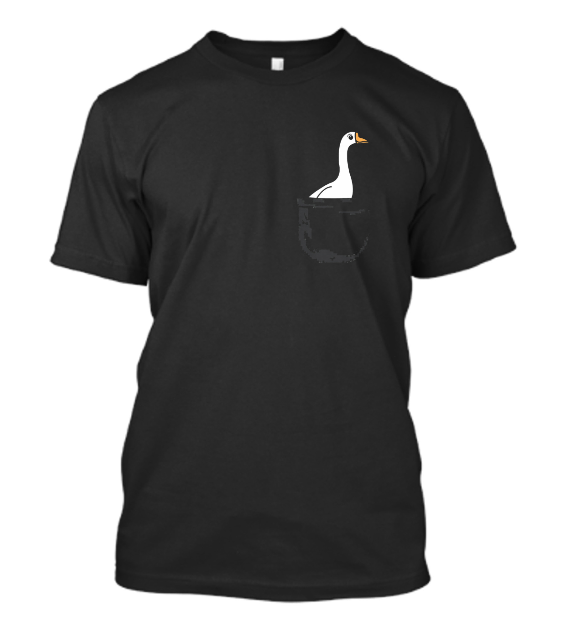 Goose In Pocket Funny Animal Lover T-Shirt