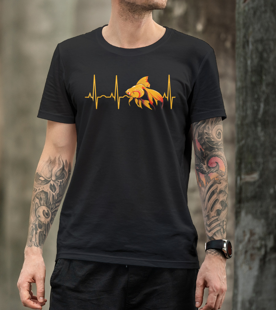 Goldfish Heartbeat Best Goldfish T-Shirt
