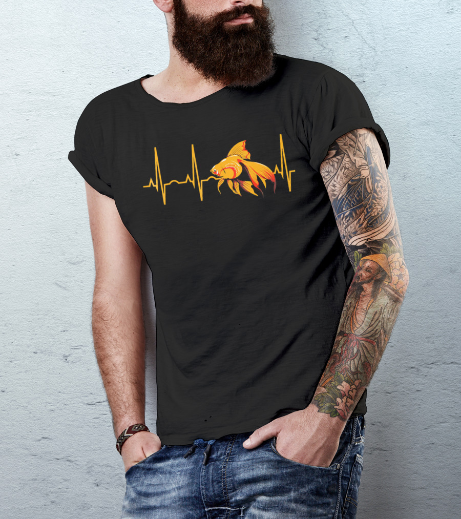 Goldfish Heartbeat Best Goldfish T-Shirt