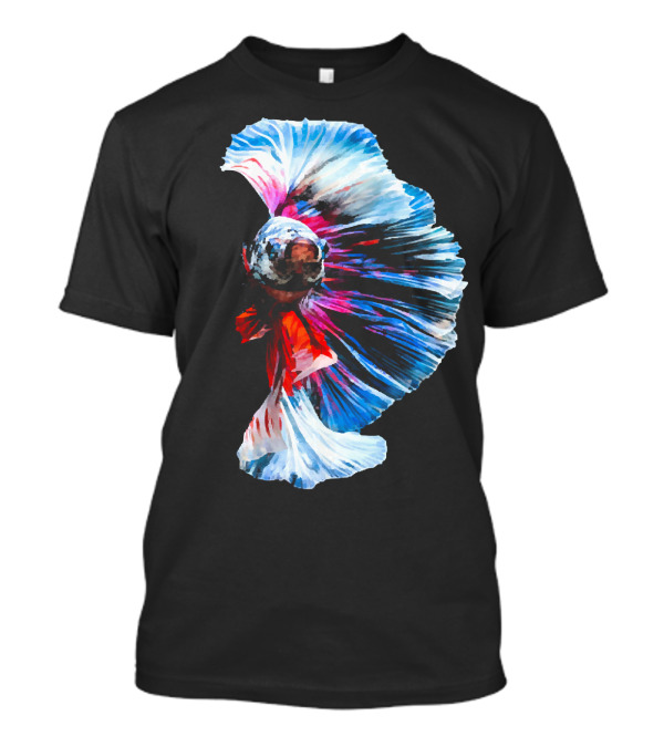 Betta Splendens Exotic Freshwater Fish Magnificent Display T-Shirt