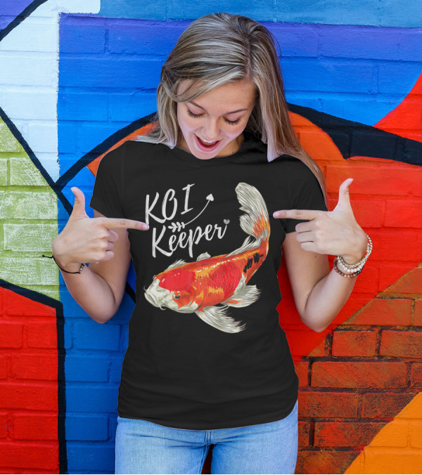 Koi Keeper Chinese Koi Fish Carp Nishiki T-Shirt